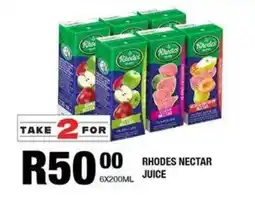 Take 'n Pay Rhodes nectar juice offer