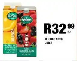 Take 'n Pay Rhodes 100% fruit juice offer