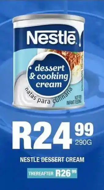 Take 'n Pay Nestle dessert cream offer