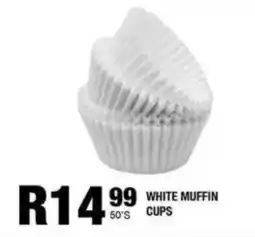Take 'n Pay White muffin cups offer