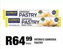 Take 'n Pay Fatima's samoosa pastry offer