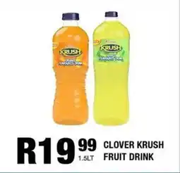 Take 'n Pay Clover krush fruit drink offer