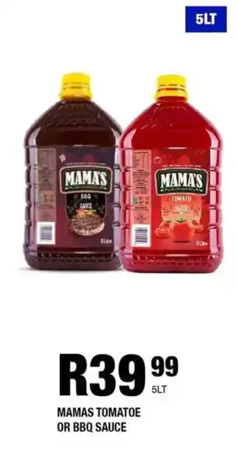 Take 'n Pay Mamas tomatoe or bbq sauce offer