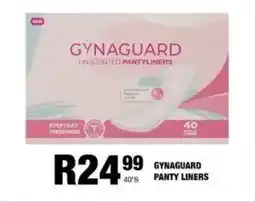Take 'n Pay Gynaguard panty liners offer