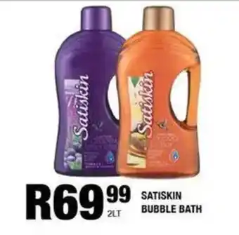 Take 'n Pay Satiskin bubble bath offer