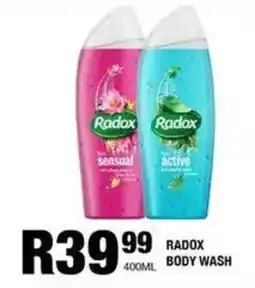 Radox body wash