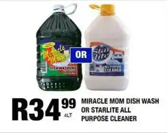 Take 'n Pay Miracle mom dish wash or starlite all purpose cleaner offer