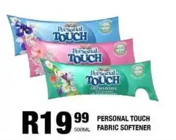 Personal touch fabric softener