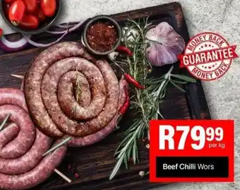 Take 'n Pay Beef Chilli Wors offer