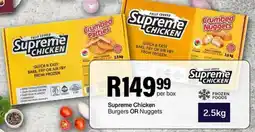 Take 'n Pay Supreme Chicken Burgers OR Nuggets offer