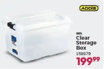 Crazy Plastics ADDIS Clear Storage Box offer