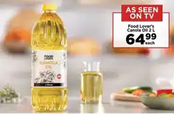 Food Lover's Market Food Lover's Canola Oil offer