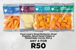 Food Lover's Market Food Lover's Diced Butternut, Diced Pumpkin, Sliced Sweet Potato or Peeled Baby Carrots offer