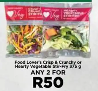 Food Lover's Market Food Lover's Crisp & Crunchy or Hearty Vegetable Stir-Fry offer