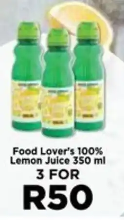 Food Lover's Market Food Lover's 100% Lemon Juice offer