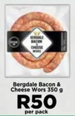 Food Lover's Market Bergdale Bacon & Cheese Wors offer