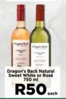 Food Lover's Market Dragon's Back Natural Sweet White or Rosé offer