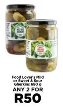 Food Lover's Market Food Lover's Mild or Sweet & Sour Gherkins offer