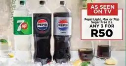 Food Lover's Market Pepsi Light, Max or 7Up Sugar Free offer