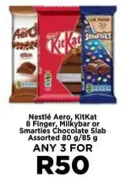 Food Lover's Market Nestlé Aero, KitKat 8 Finger, Milkybar or Smarties Chocolate Slab Assorted offer