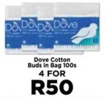 Food Lover's Market Dove Cotton Buds in Bag offer