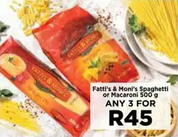 Food Lover's Market Fatti's & Moni's Spaghetti or Macaroni offer