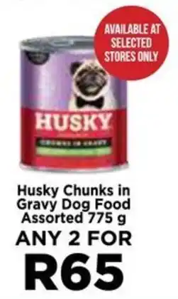 Food Lover's Market Husky Chunks in Gravy Dog Food Assorted offer