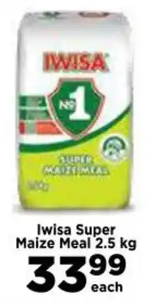 Food Lover's Market Iwisa Super Maize Meal offer