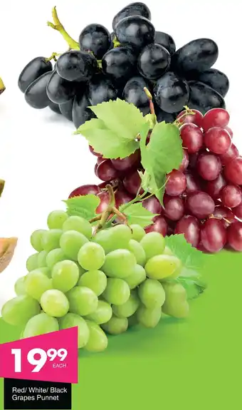 Save Hyper Red/White/Black Grapes Punnet offer