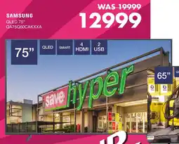 Save Hyper SAMSUNG QLED 75" QA75Q60CAKXXA offer