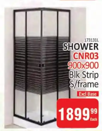 KitKat Cash and Carry SHOWER CNR03 Blk Strip S/frame offer