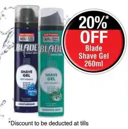 Dis-Chem Blade Shave Gel offer