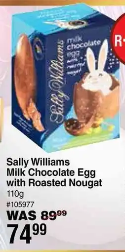 Dis-Chem Sally Williams Milk Chocolate Egg with Roasted Nougat offer