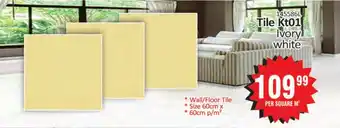 KitKat Cash and Carry Tile Kt01 Ivory white offer