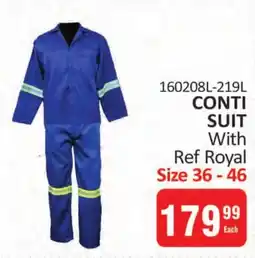 KitKat Cash and Carry CONTI SUIT With Ref Royal offer