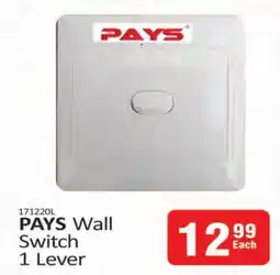 KitKat Cash and Carry PAYS Wall Switch 1 Lever offer