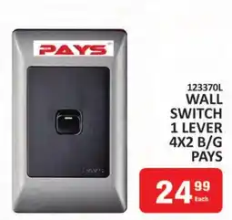 KitKat Cash and Carry Pays wall switch 1 lever offer