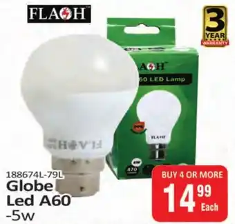 KitKat Cash and Carry FLASH Globe Led A60 offer