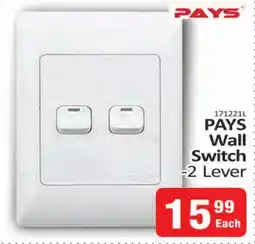 KitKat Cash and Carry PAYS Wall Switch 2 Lever offer