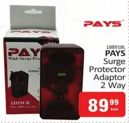 KitKat Cash and Carry PAYS Surge Protector Adaptor 2 Way offer