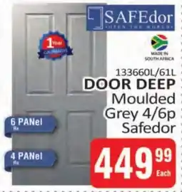 KitKat Cash and Carry DOOR DEEP Moulded Grey 4/6p Safedor offer