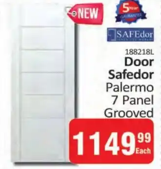 KitKat Cash and Carry Door Safedor Palermo 7 Panel Grooved offer