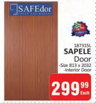 KitKat Cash and Carry SAFEdor Sapele Door offer