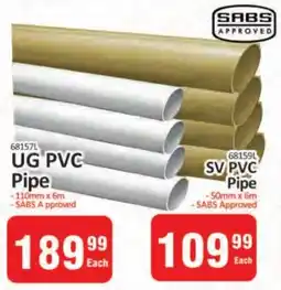 KitKat Cash and Carry UG PVC Pipe offer