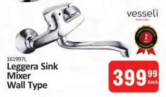 KitKat Cash and Carry Leggera Sink Mixer Wall Type offer