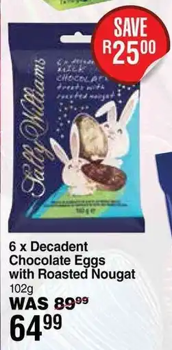 Dis-Chem Decadent Chocolate Eggs with Roasted Nougat offer