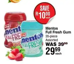 Dis-Chem Mentos Full Fresh Gum offer