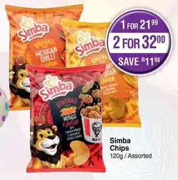 Dis-Chem Simba Chips Assorted offer