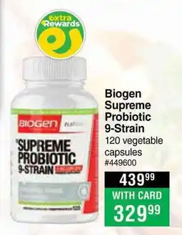 Dis-Chem Biogen Supreme Probiotic 9-Strain offer