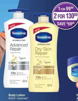 Dis-Chem Vaseline Body Lotion Assorted offer